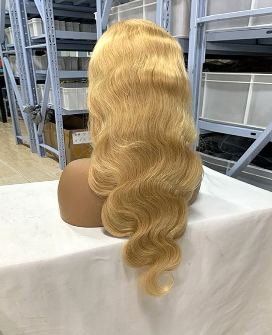 613 Blonde Color Body Wave 13x6 HD Full Frontal Wig 180% Density Wig
