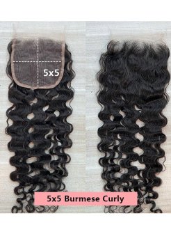 burmese curly virgin 100% unprocessed human hair bundles