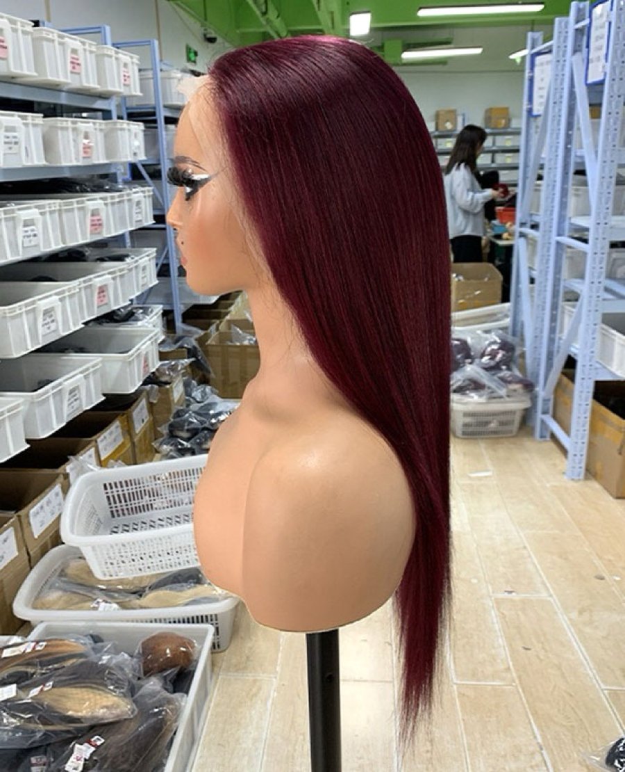 99J color 13x4 full frontal wig