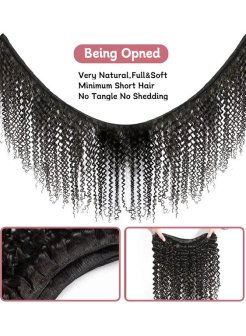 deep curly 100% brazilian virgin human hair