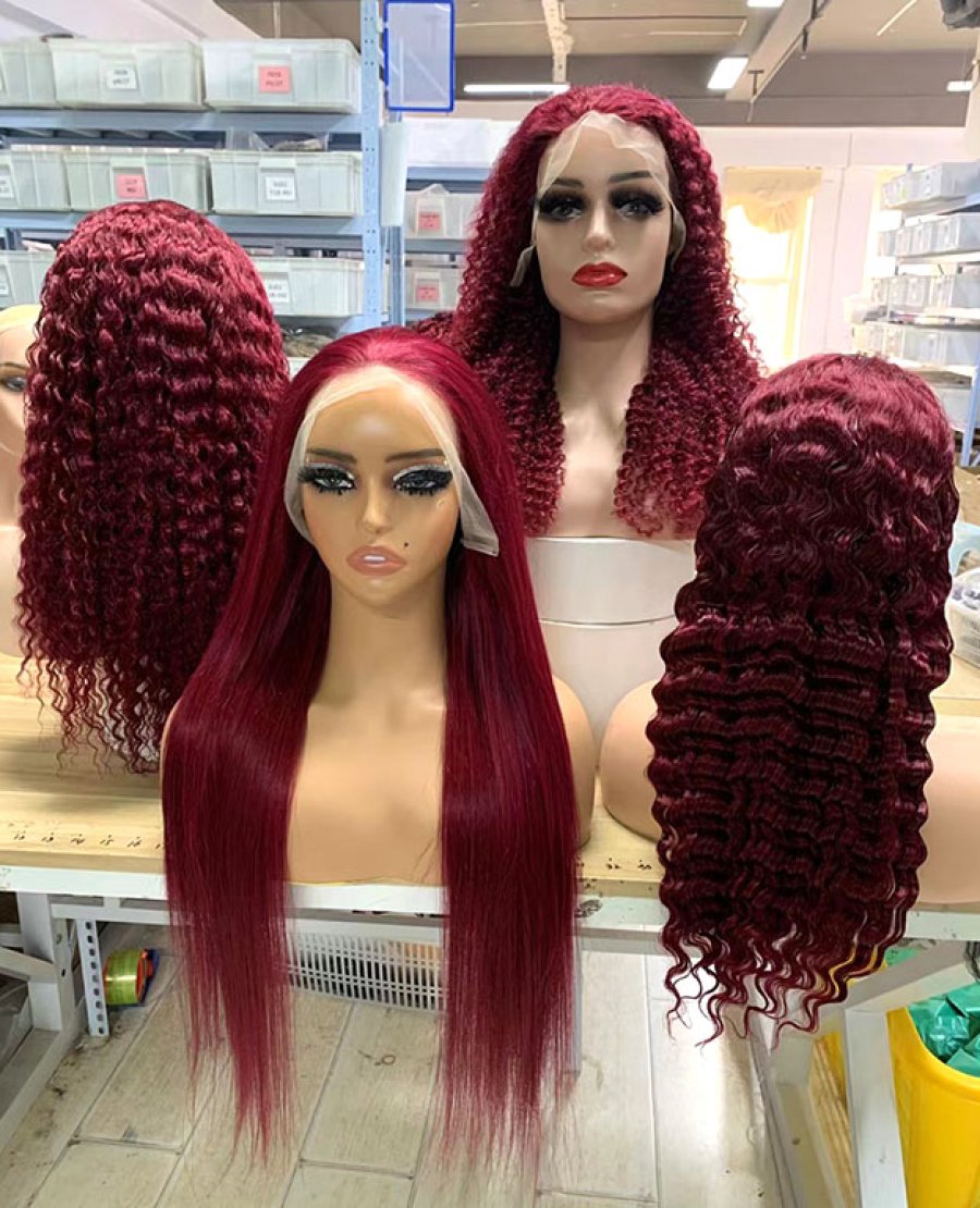 99J color 13x4 full frontal wig