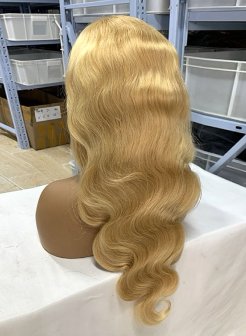 613 Blonde Color Body Wave 13x6 HD Full Frontal Wig 180% Density Wig