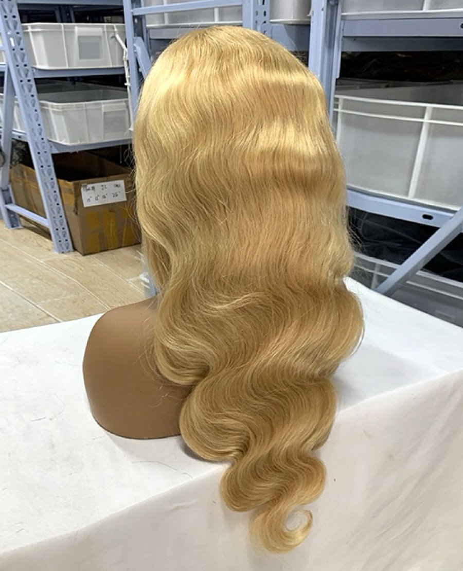 613 Blonde Color Body Wave 13x6 HD Full Frontal Wig 180% Density Wig