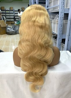 613 Blonde Color Body Wave 13x6 HD Full Frontal Wig 180% Density Wig