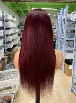 99J color 13x4 full frontal wig