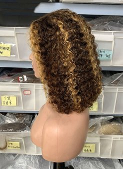 13x6 jerry curly 4 27 color double drawn bob wig