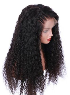 13X6 Brazilian Virgin Human Hair Deep Curly Lace Front Wigs