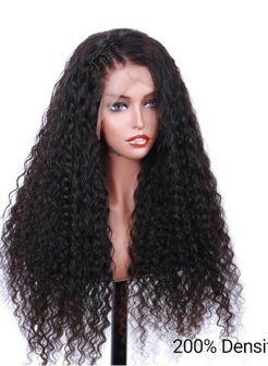 13X6 Brazilian Virgin Human Hair Deep Curly Lace Front Wigs