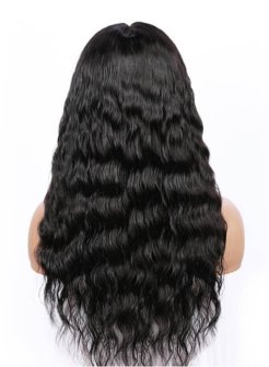 13X6 Natural Wave Virgin Human Hair Lace Front Wigs