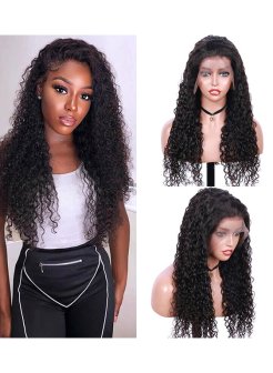 Brazilian Virgin 13x6 Lace Front Wig Jerry Curly Human Hair