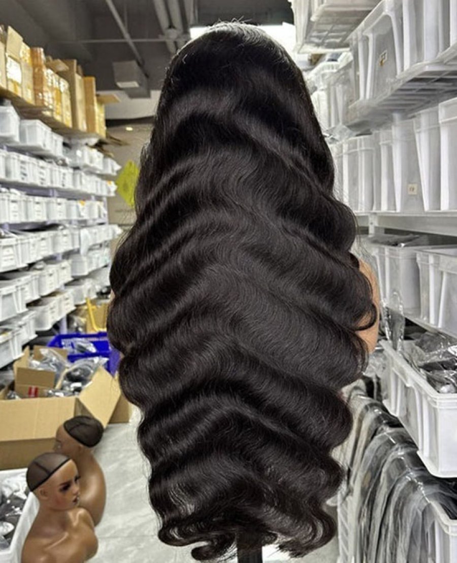 HD Transparent 13x6 Human Hair Lace Wig Body Wave 30inch