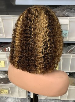 13x6 jerry curly 4 27 color double drawn bob wig