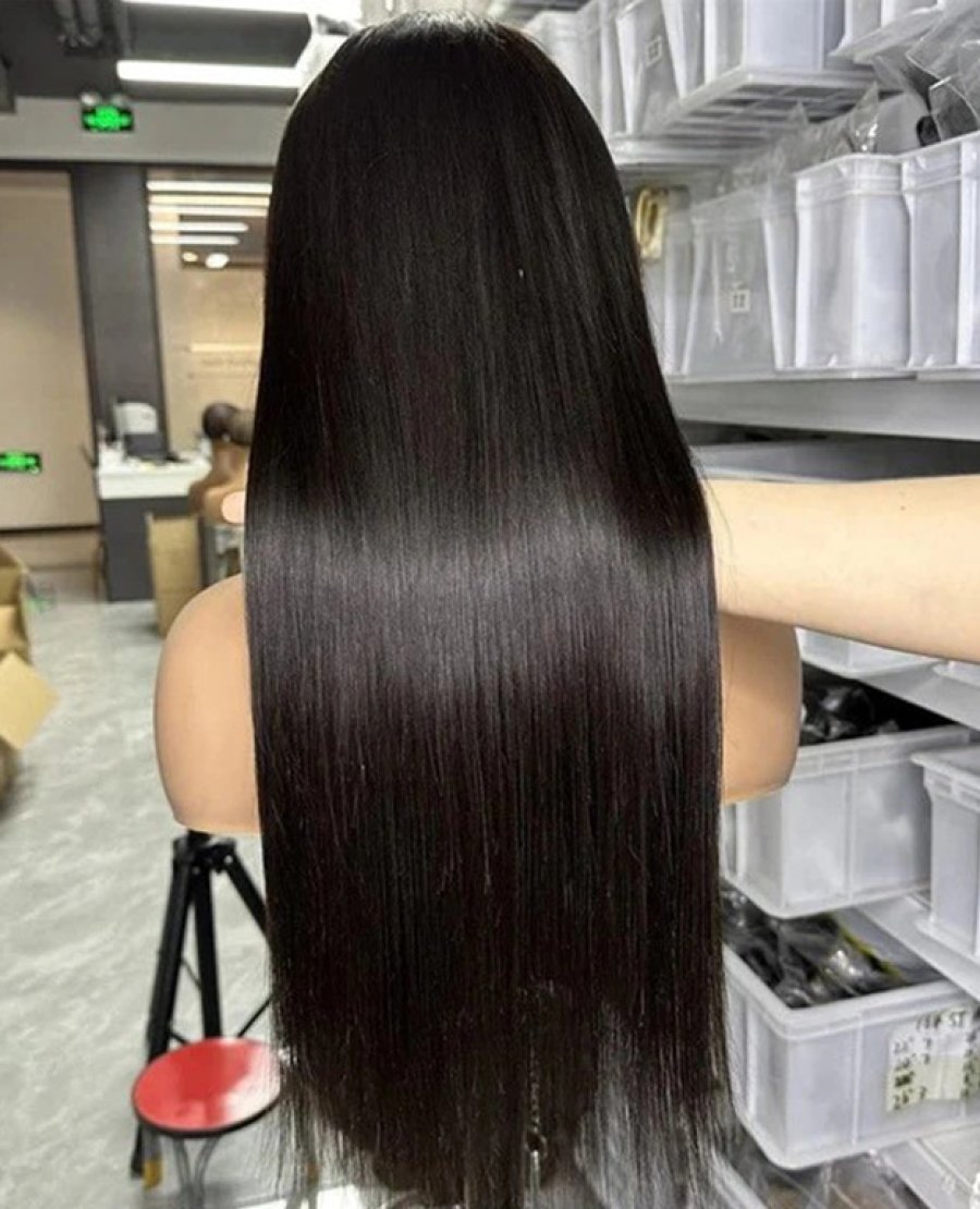 13x4 full frontal straight HD lace 180density 210density virgin human hair wig