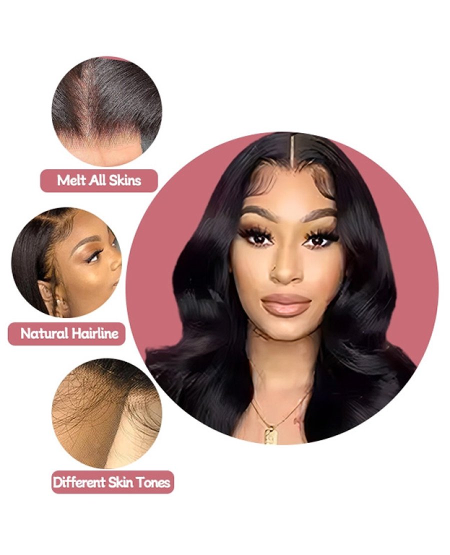 Body wave 13x4  full frontal lace wig