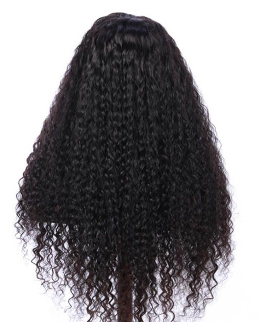Brazilian Virgin Human Hair Deep Curly 13x4 Lace Front Wigs
