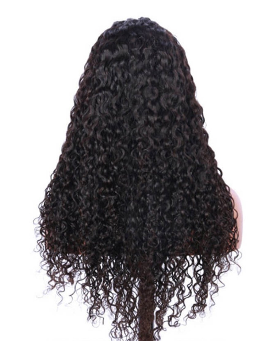 Jerry Curly Virgin Human Hair 13x4 Lace Front Wigs