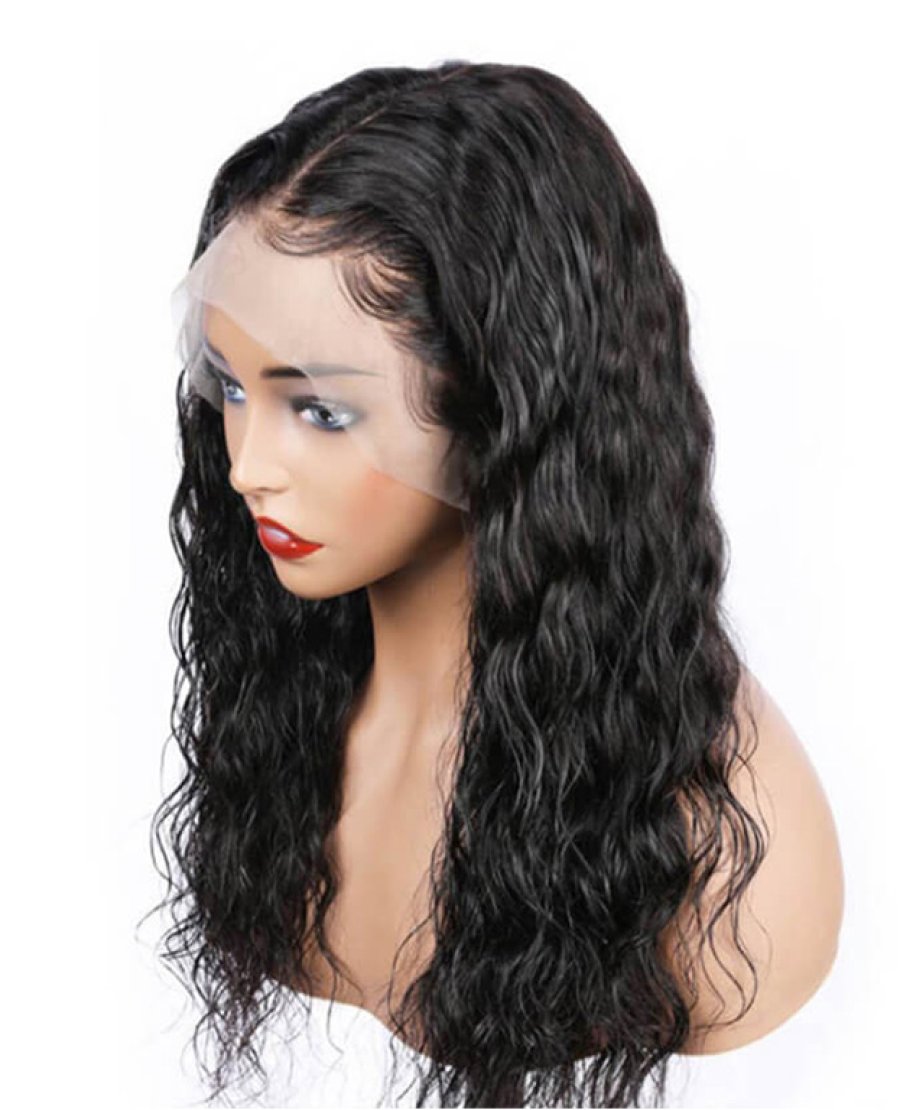 Natural Wave Virgin Human Hair 13x4 Lace Front Wigs