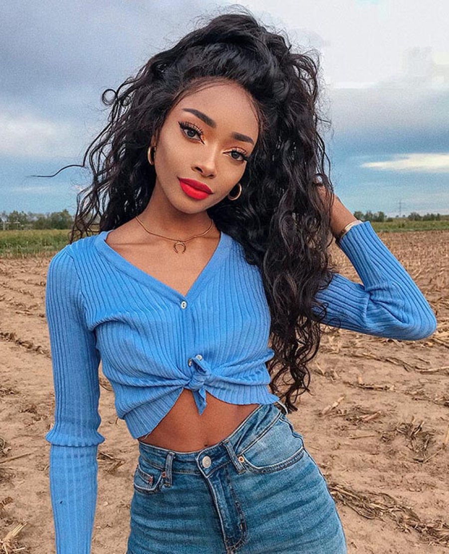 Natural Wave Virgin Human Hair 13x4 Lace Front Wigs