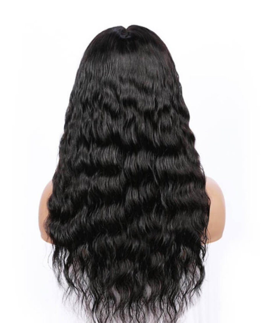 Natural Wave Virgin Human Hair 13x4 Lace Front Wigs