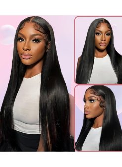 Straight 13x4 full frontal lace wigs