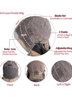 Straight 13x4 full frontal lace wigs