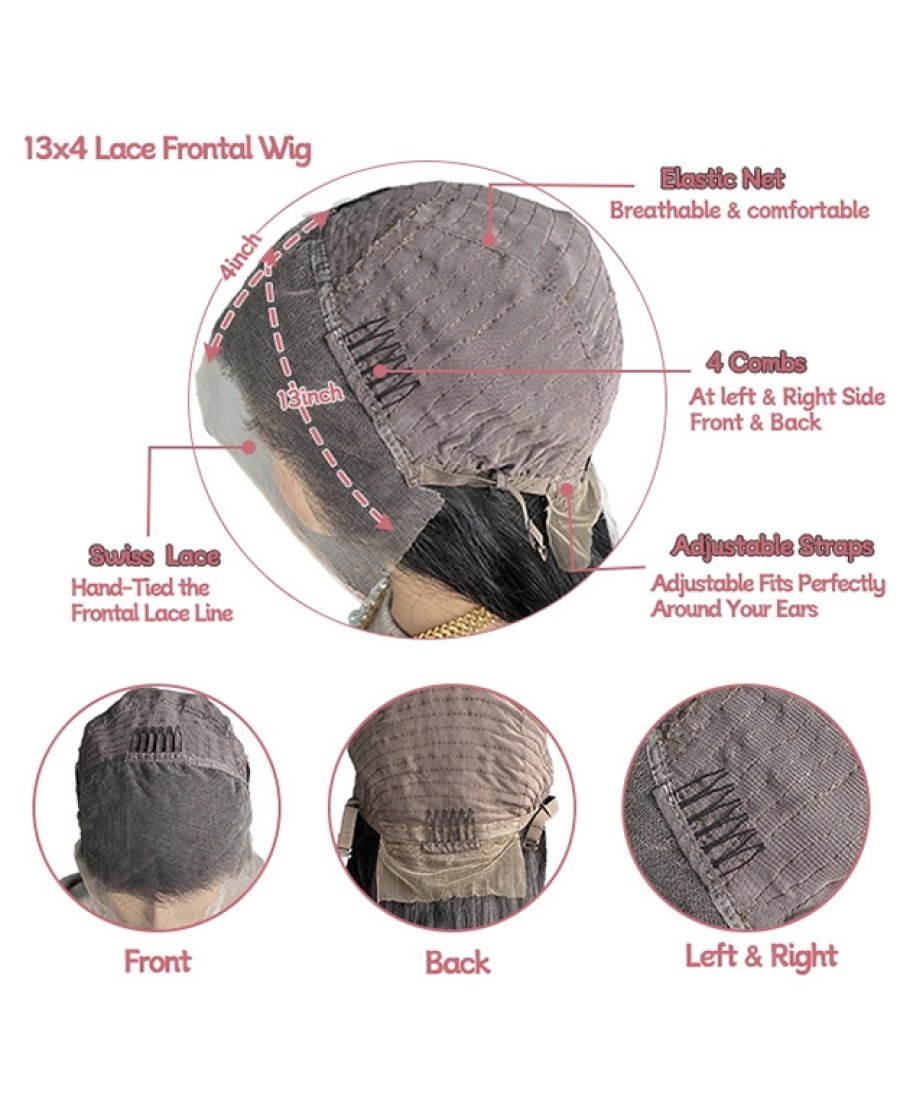 Straight 13x4 full frontal lace wigs