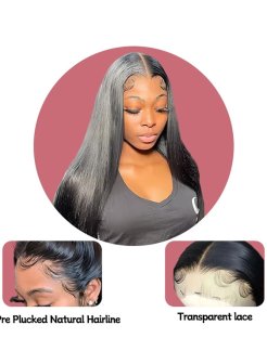 Straight 13x4 full frontal lace wigs