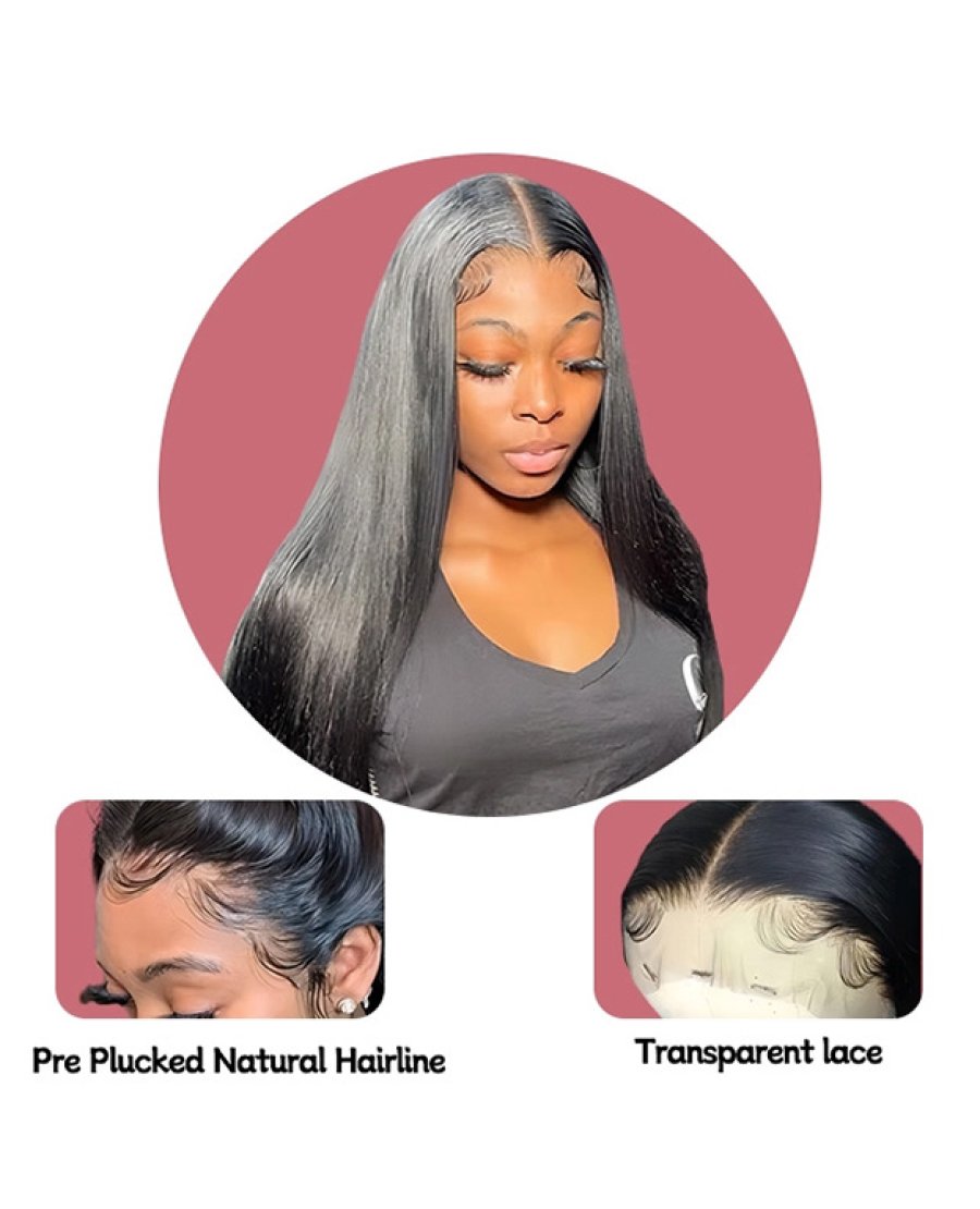 Straight 13x4 full frontal lace wigs