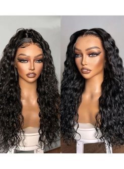 Water Wave 13 X 4 full frontal Lace Wigs For Women