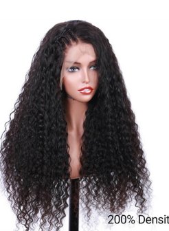 13X6 Brazilian Virgin Human Hair Deep Curly Lace Front Wigs