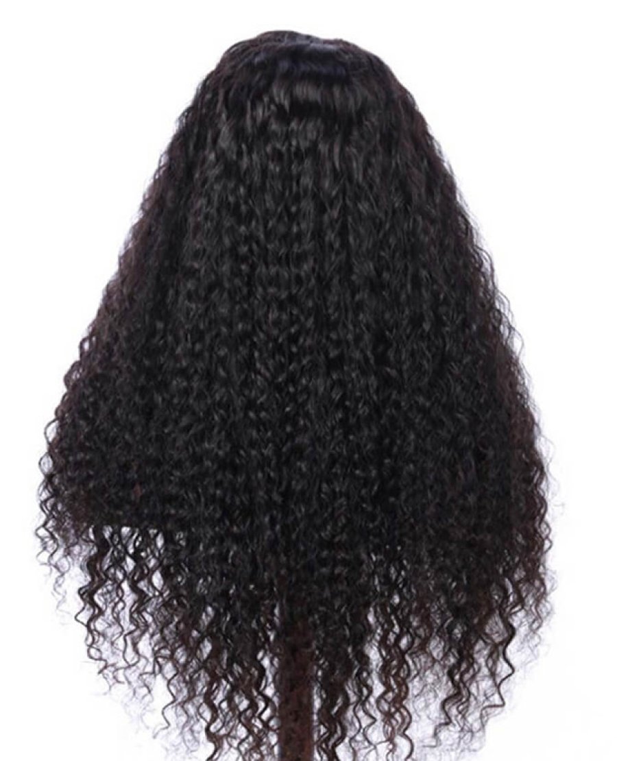 13X6 Brazilian Virgin Human Hair Deep Curly Lace Front Wigs