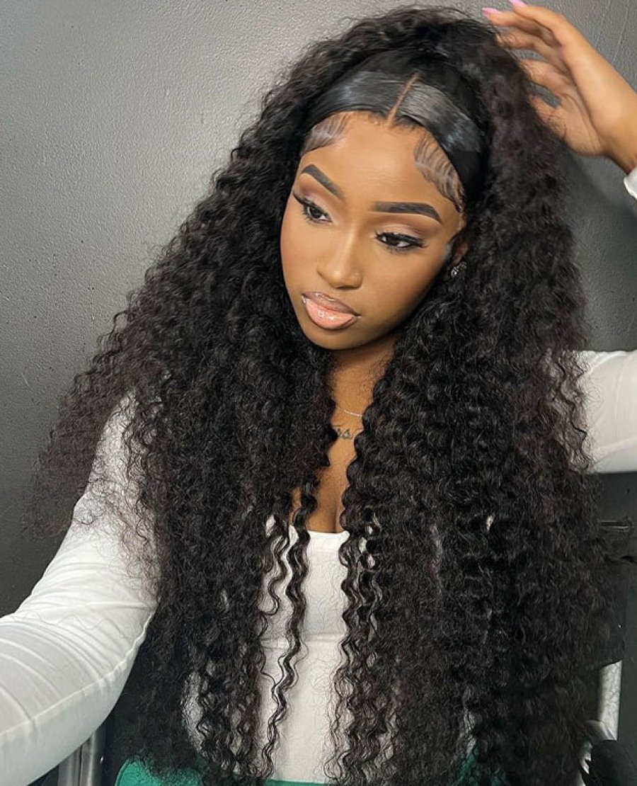 13x6 HD Lace Frontal Deep Wave Natural Black Human Hair