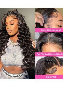 13x6 HD Lace Frontal Loose Deep Wave Human Hair