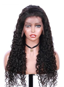 13X6 Jerry Curly Virgin Human Hair Lace Front Wigs