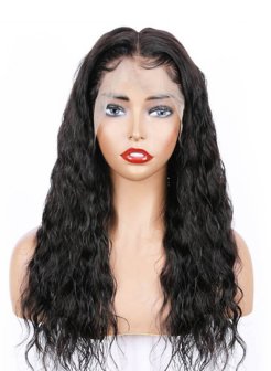 13X6 Natural Wave Virgin Human Hair Lace Front Wigs