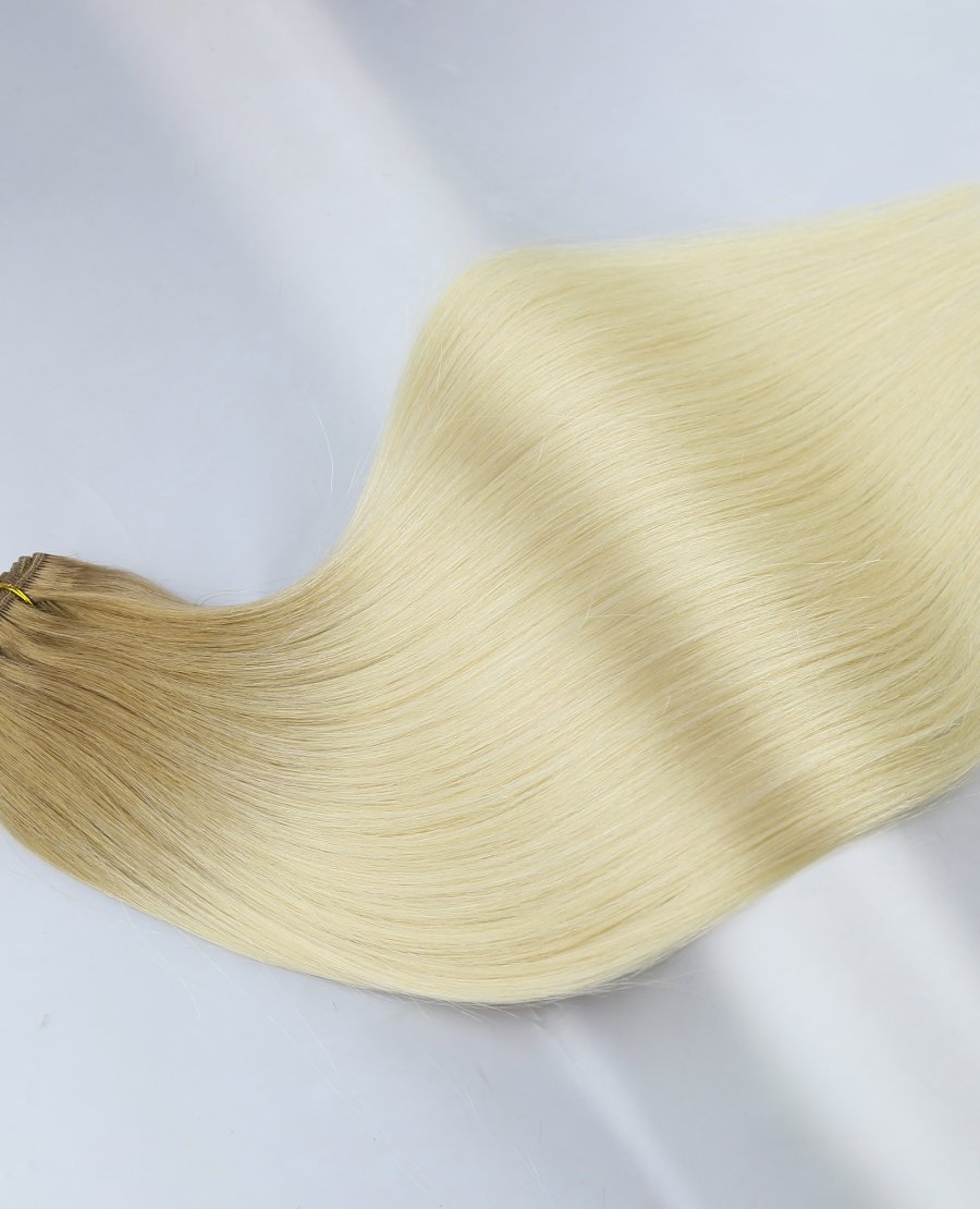 18inch Best Quality 100% Raw Virgin Machine Made Hair Extensions