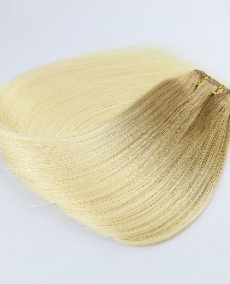 18inch Best Quality 100% Raw Virgin Machine Made Hair Extensions