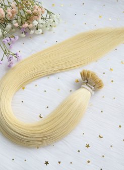 Wholesale Blonde Flat Tip Hair Extensions#613