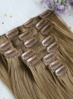 100% Human Hair Best Quality Clip In Hair#8