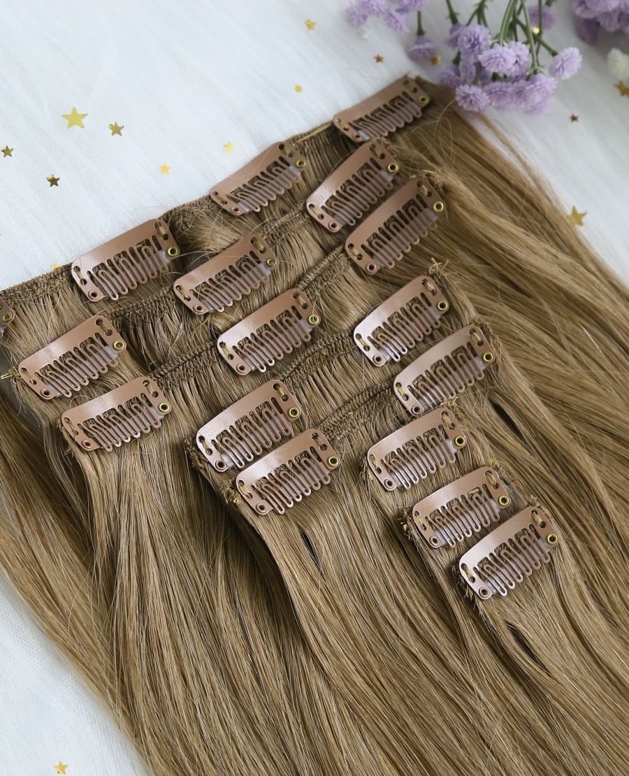 100% Human Hair Best Quality Clip In Hair#8