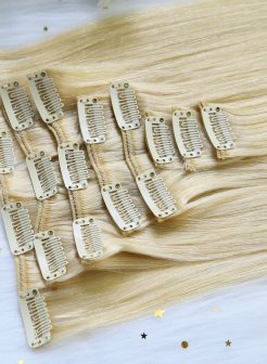 Factory Prices Double Drawn Clip Ins#22