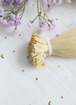 Wholesale Blonde Flat Tip Hair Extensions#613