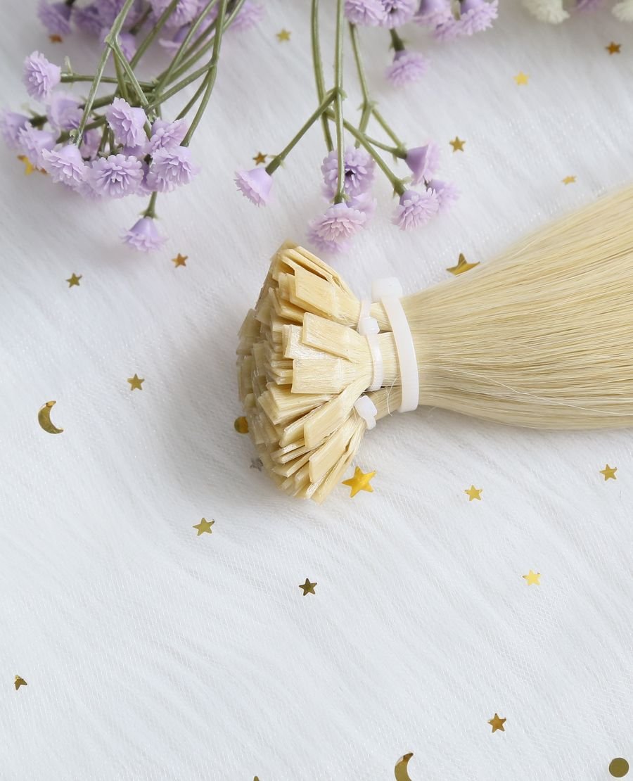 Wholesale Blonde Flat Tip Hair Extensions#613