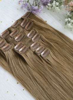 100% Human Hair Best Quality Clip In Hair#8