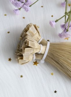 Reusable Flat Tip Human Hair Extensions #18