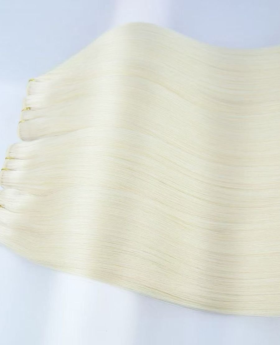Bulk Wholesale Machine Weft Extensions 22inch #60 color