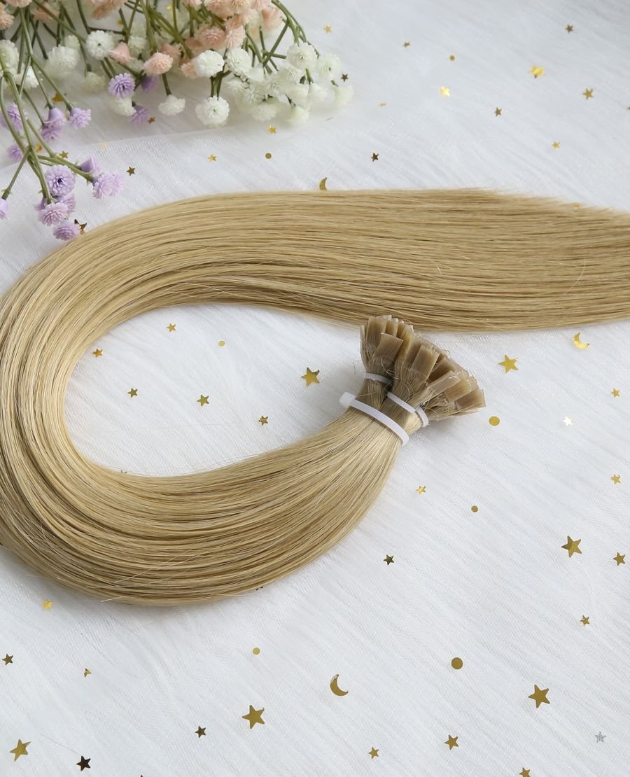 Reusable Flat Tip Human Hair Extensions #18