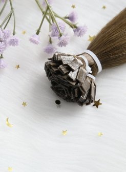 High Quality Seamless Flat Tip Extensions 100% Human Hair #4