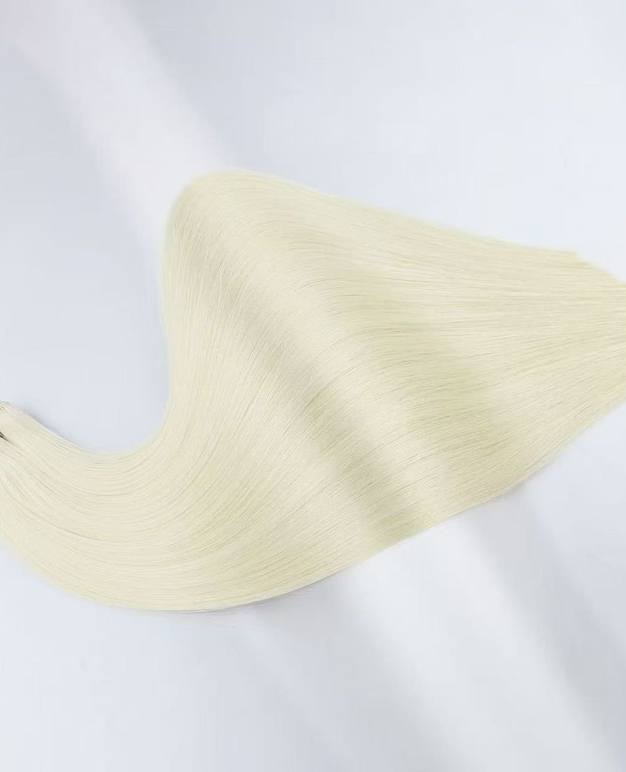 Bulk Wholesale Machine Weft Extensions 22inch #60 color