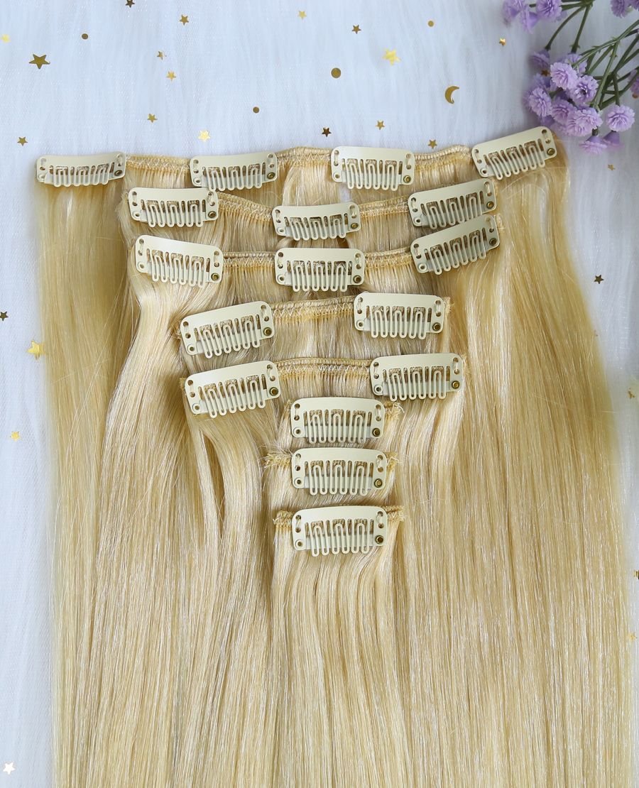 Factory Prices Double Drawn Clip Ins#22